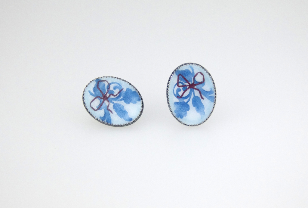 Seidenath_Earrings_Bouquet_Turquoise