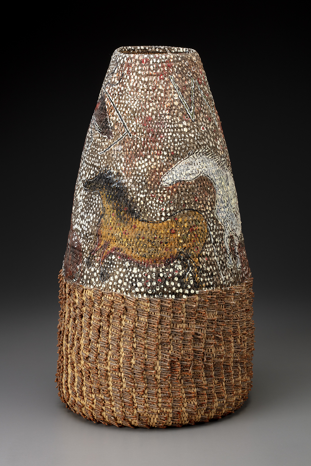 Lascaux-Horses-Vessel-22x12-view-1