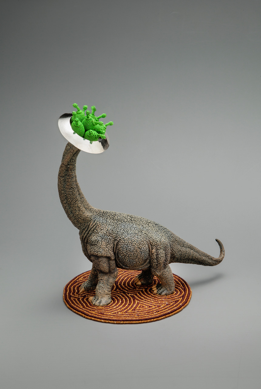 2016 Brachiosaurus Tree with UFO Nest and Alien Eggs 1.jpeg