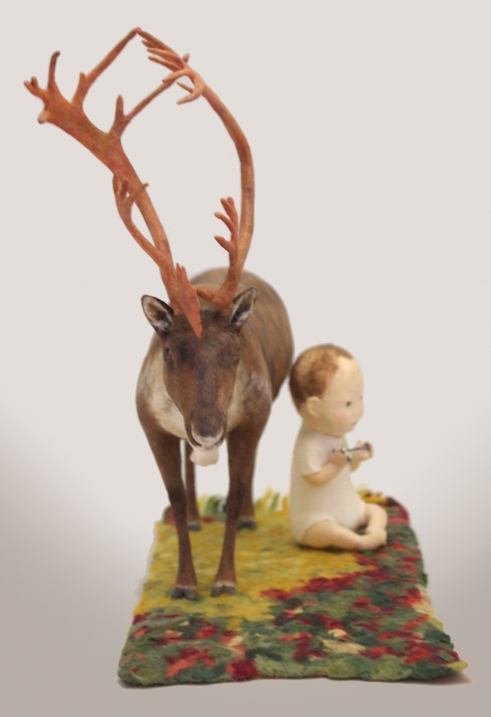 HazamaK_KingReindeerAndABabyPlayingCatsCradleA