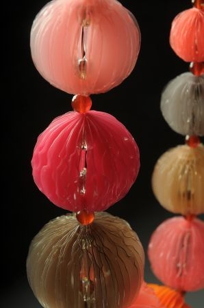 SaitoY Gem Ball Neck Detail SaitoY Gem Ball Neck Detail