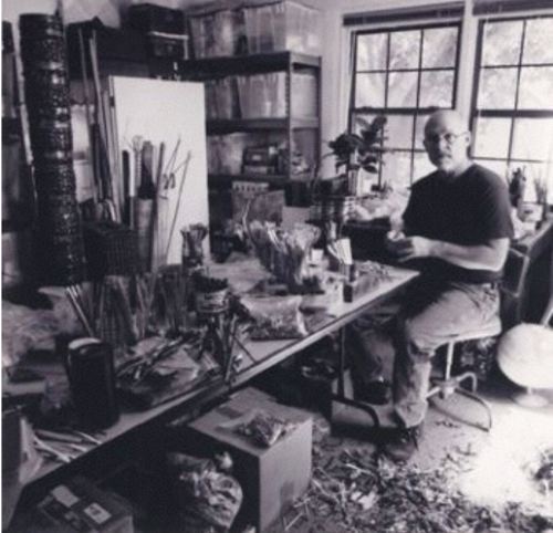 John Garrett in his studio